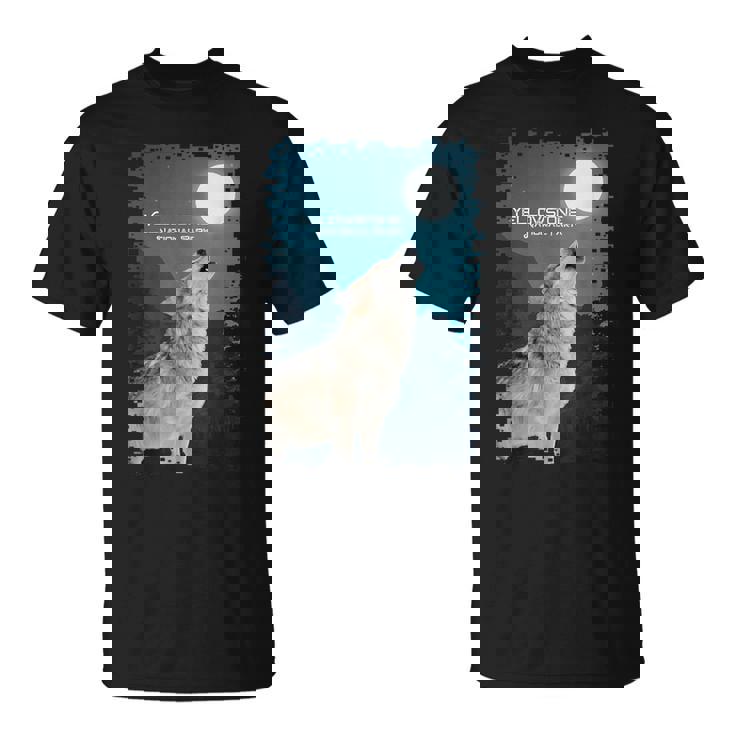 イエローストーン国立公園 オオカミのお土産 記念品 ギフト Tシャツ