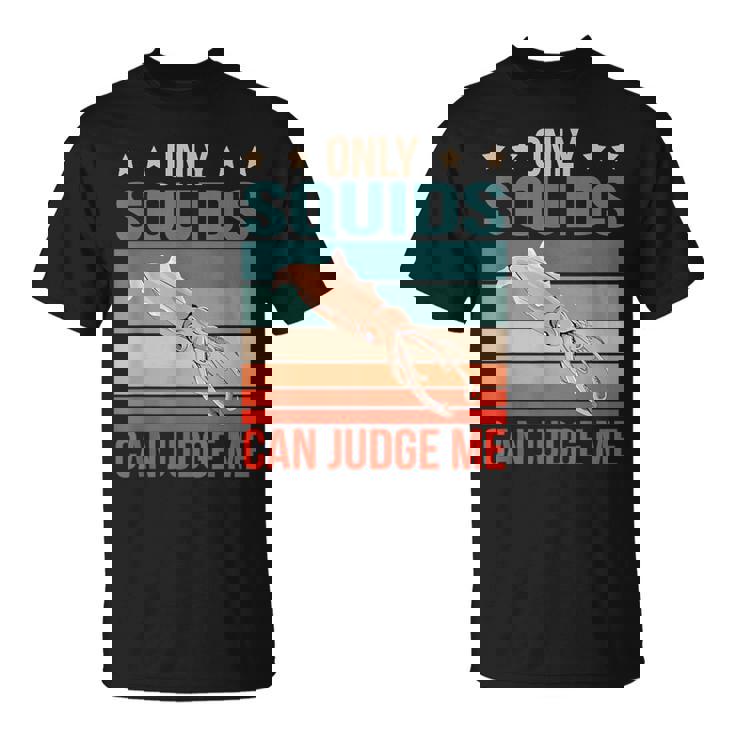 イカは私を判断できる 烏賊 イカ Tシャツ