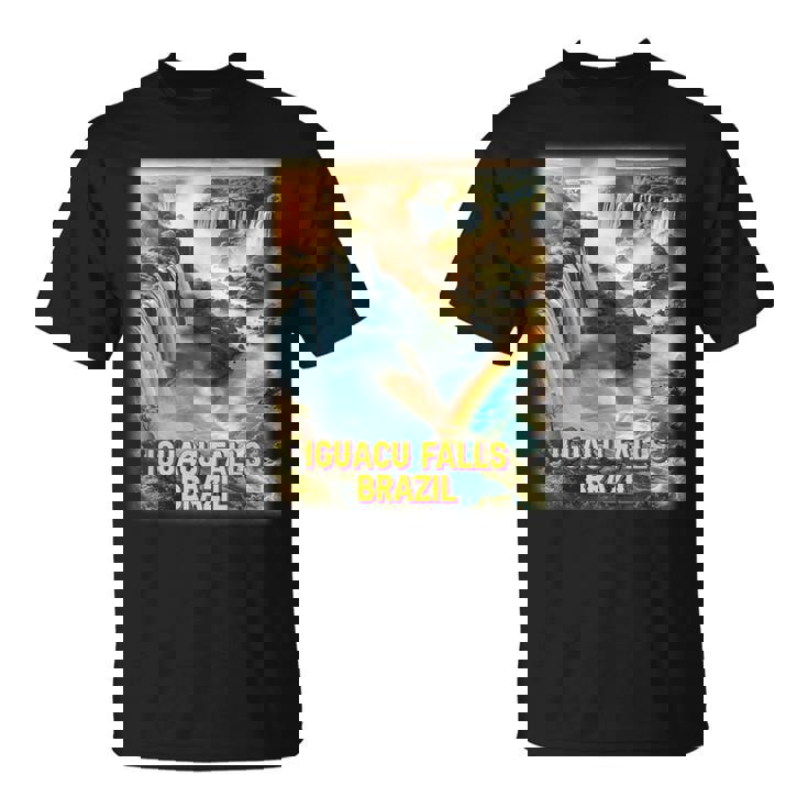 イグアスの滝 ブラジル シャツ イグアス国立公園 家族旅行 Tシャツ