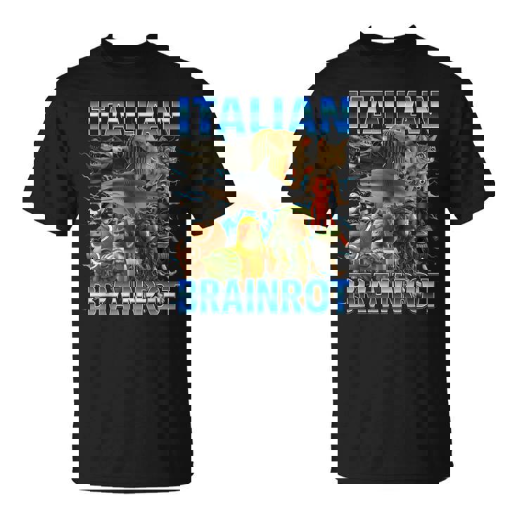 イタリアン ブレイン ミーム トラレロ トラララ ボンバルディーノ クロコディロ Tシャツ