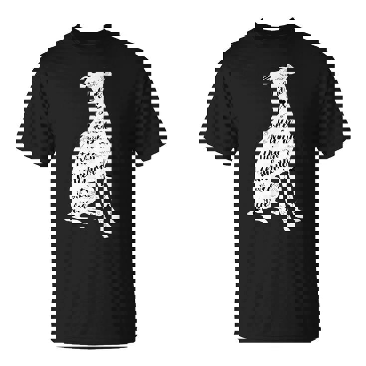 イタリアングレイハウンドシャツデザイン イタリアングレイハウンド犬愛好家 Tシャツ