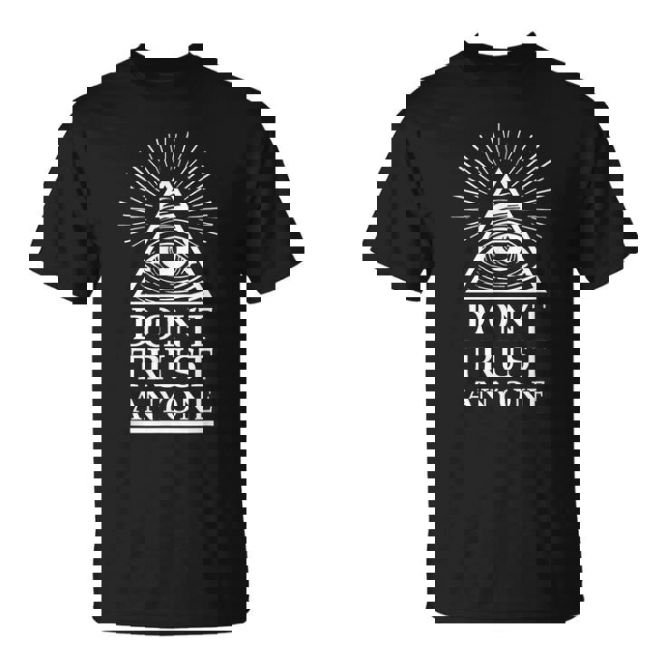 イルミナティ フリーメイソン 誰も信じるな Tシャツ