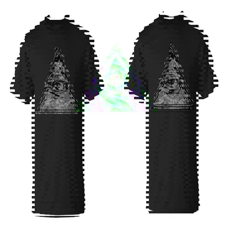 イルミナティアイtシャツ プロビデンスの目シャツ Tシャツ