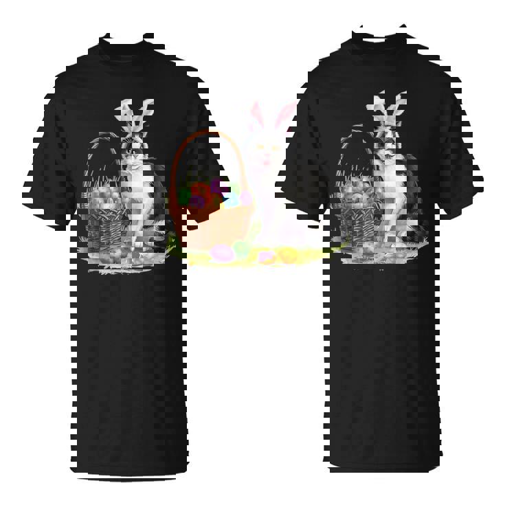 イースターデー 猫 バニー 耳 卵 イースター ウサギ 男性 女性 キッズ Tシャツ