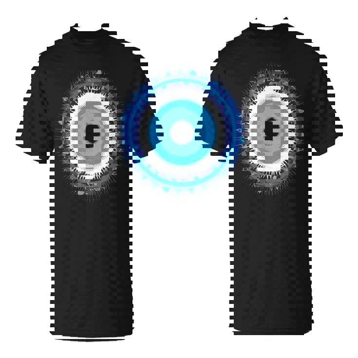 イーブルアイシャツ トルコの目 ナザール 邪悪なギリシャ語から守る Tシャツ