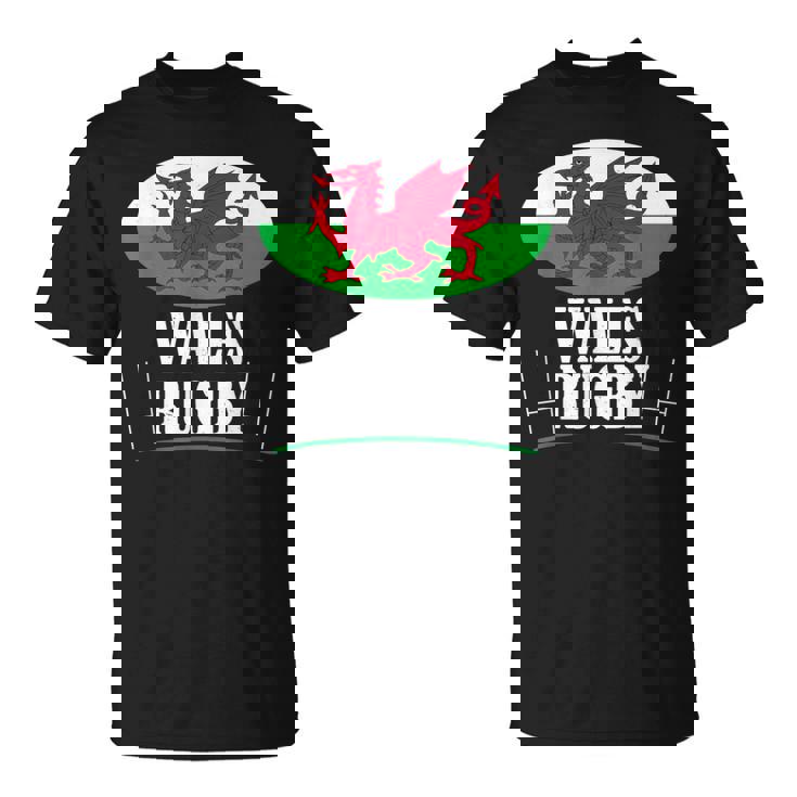 ウェールズ ラグビー チーム Cmon Cymru フラッグ Tシャツ