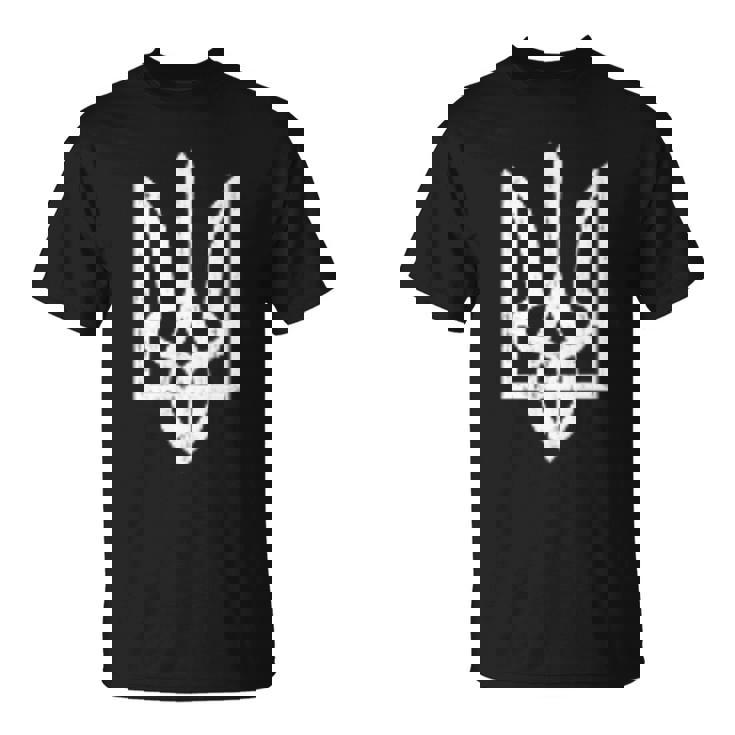 ウクライナのトライズブのシンボル ウクライナのトライデント Tシャツ
