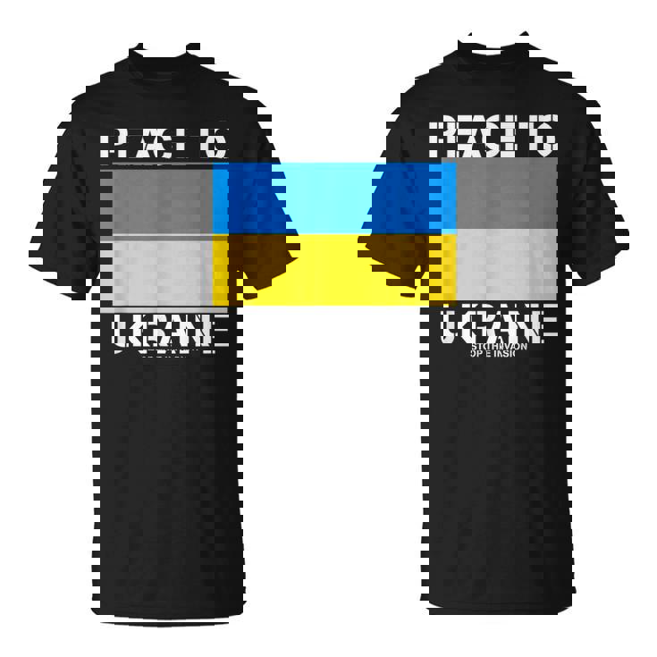 ウクライナへの平和 侵略を止めましょう。 Tシャツ