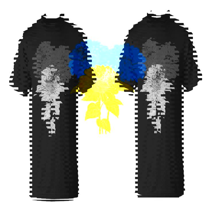 ウクライナ国旗 ひまわり ヴィンテージ ウクライナ支援 ウクライナ Tシャツ