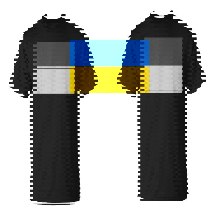 ウクライナ国旗デザイン Tシャツ