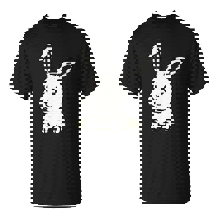 ウサギの穴から出てトラブルに巻き込まれる Tシャツ