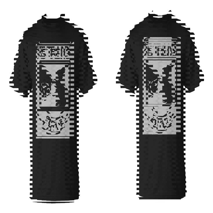 ウサギの親友 ライフ ペットギフト Tシャツ