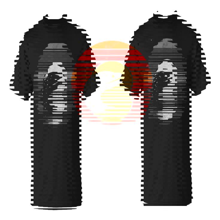 ウツボ サンセット レトロスタイル サファリ ヴィンテージ 70年代 釣り Tシャツ