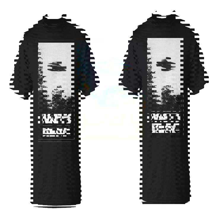 エイリアン Ufo ハンターシャツ I Want To Believe Tシャツ