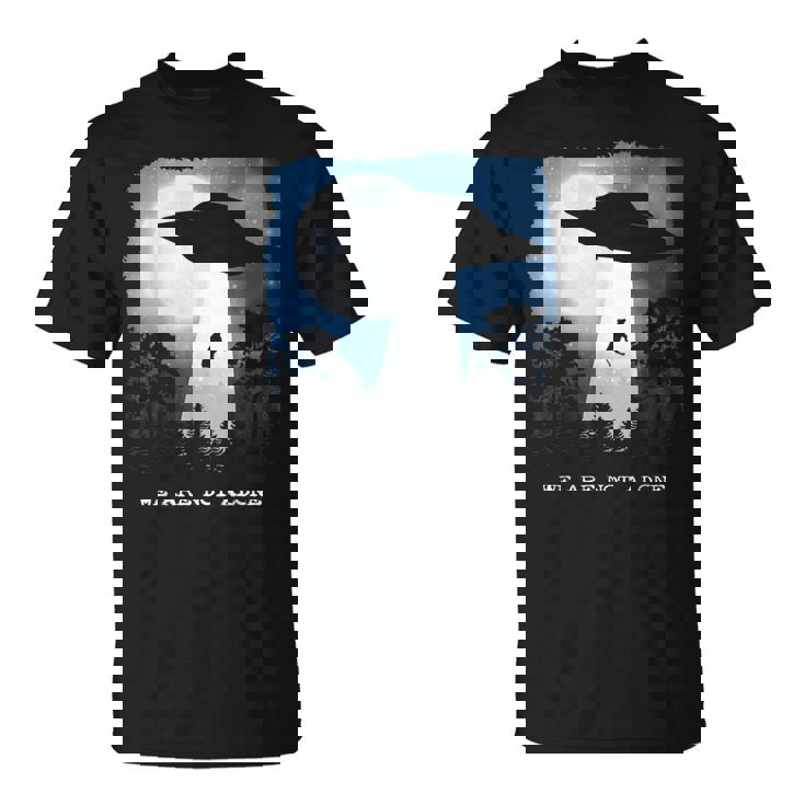 エイリアン アブダクション 牛 Ufo We Are Not Alone ギフト Tシャツ