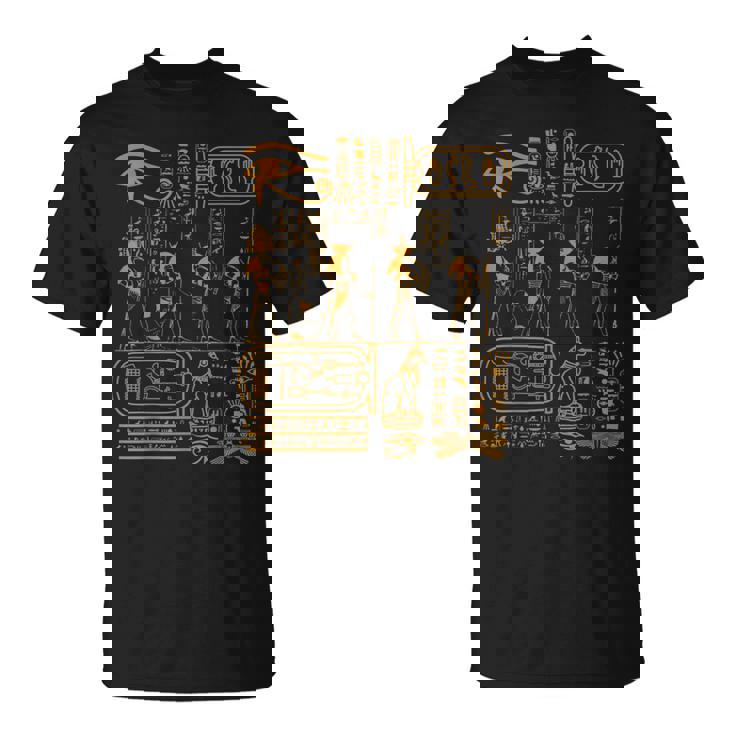 エジプト象形文字 エジプト アートデザイン Tシャツ