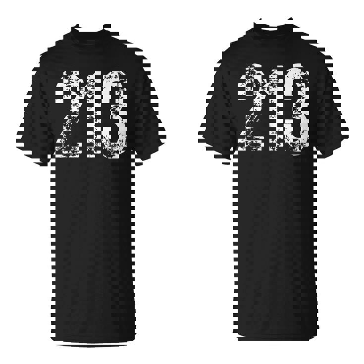 エリアコード 213 ロサンゼルス カリフォルニア La エリアコード Ca 213 Tシャツ