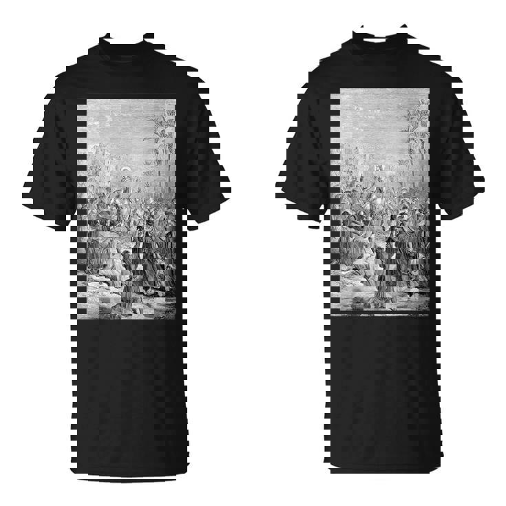 エルサレムへのイエスの参入 グスターヴ・ドーレ聖書芸術 Tシャツ