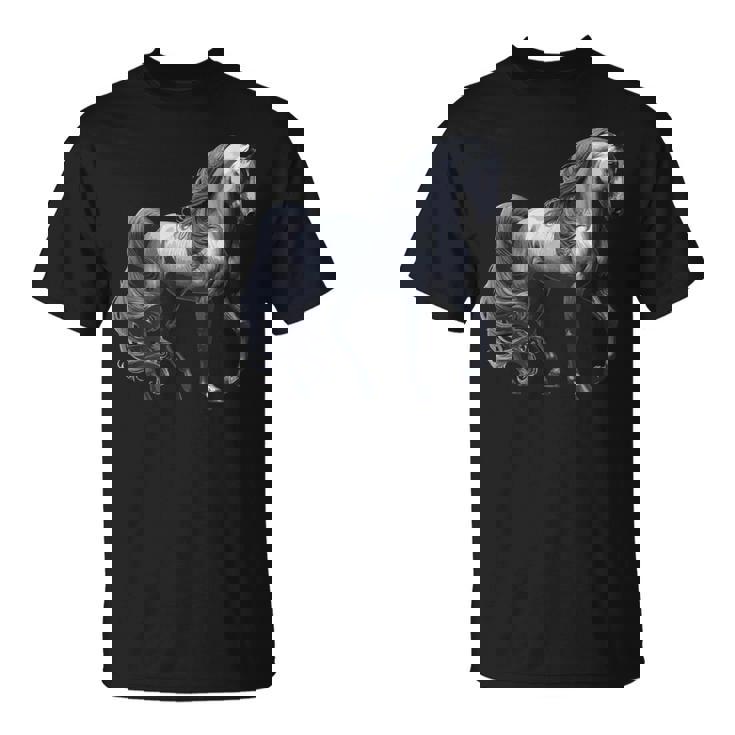 エレガントなアラビア馬のデザイン、馬好きに最適です。 Tシャツ