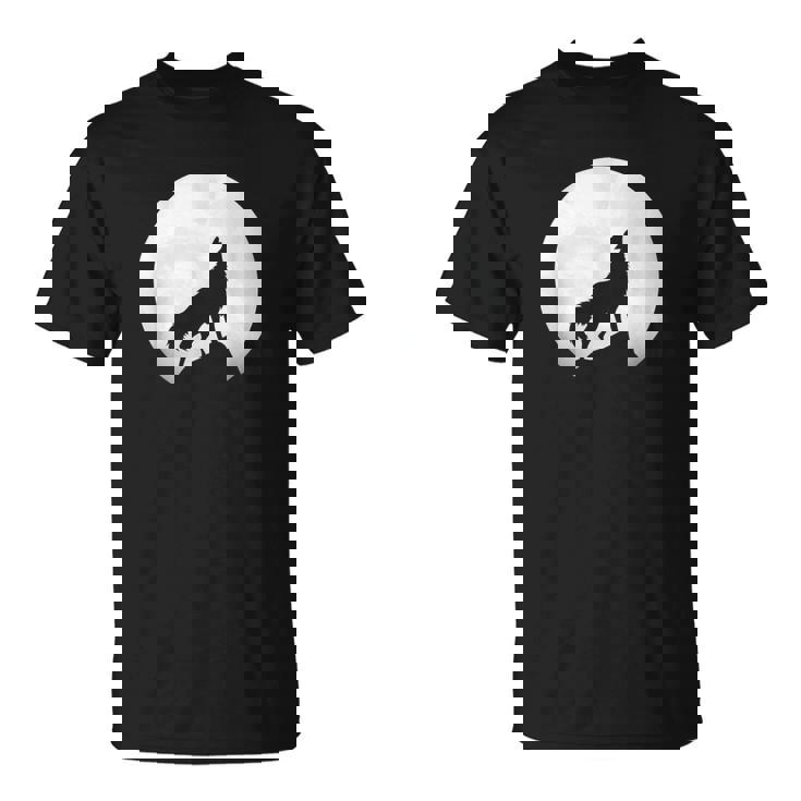 オオカミの遠吠え ライトローンウルフ Tシャツ