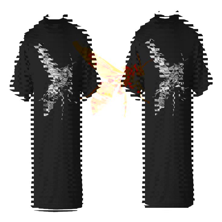 オオスズメバチ ニホンサクラスズメバチ Tシャツ