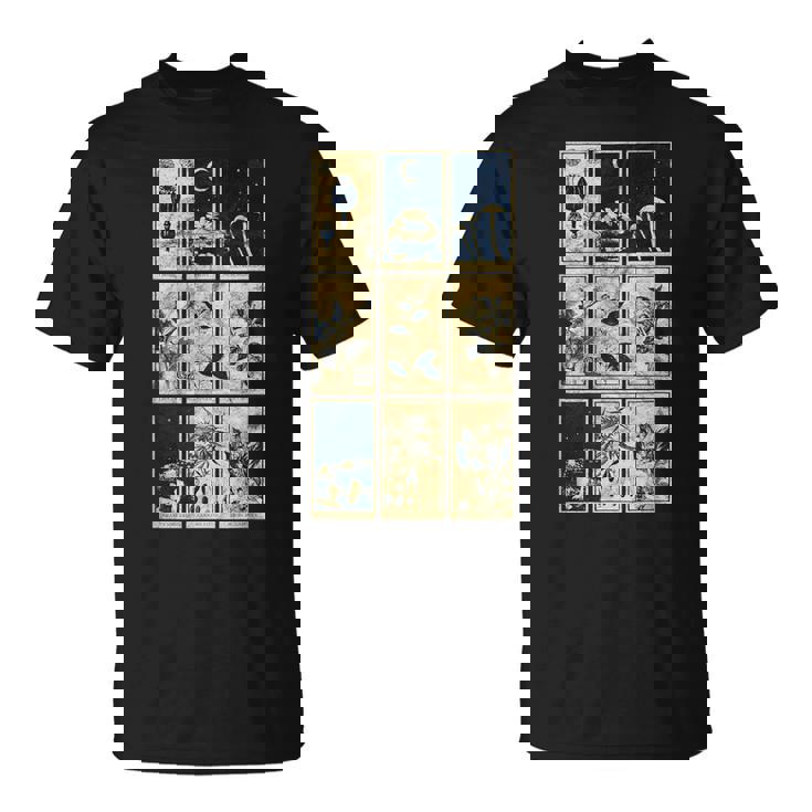 オカルト精神活性植物サイケデリックゴシック薬タロット Tシャツ