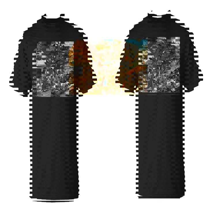 オランダのことわざ ピーテル・ブリューゲル 長老 1559 Tシャツ