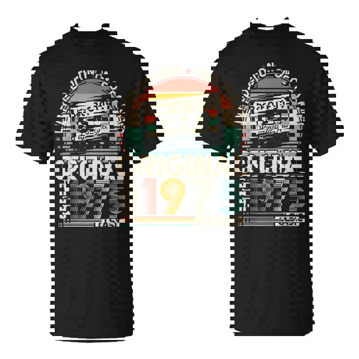 オリジナル1975 50周年記念ギフト 男女兼用 Tシャツ