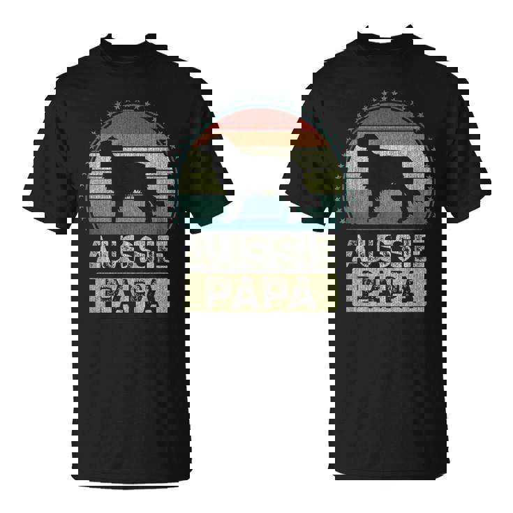 オージー・パパ オーストラリアン・シェパード Tシャツ