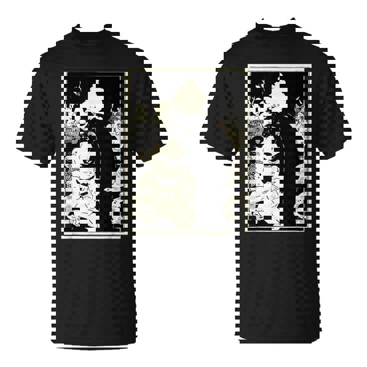 オーブリー・ビアズリー作「ルシアンズ・ストレンジ・クリーチャーズ」1893 Tシャツ