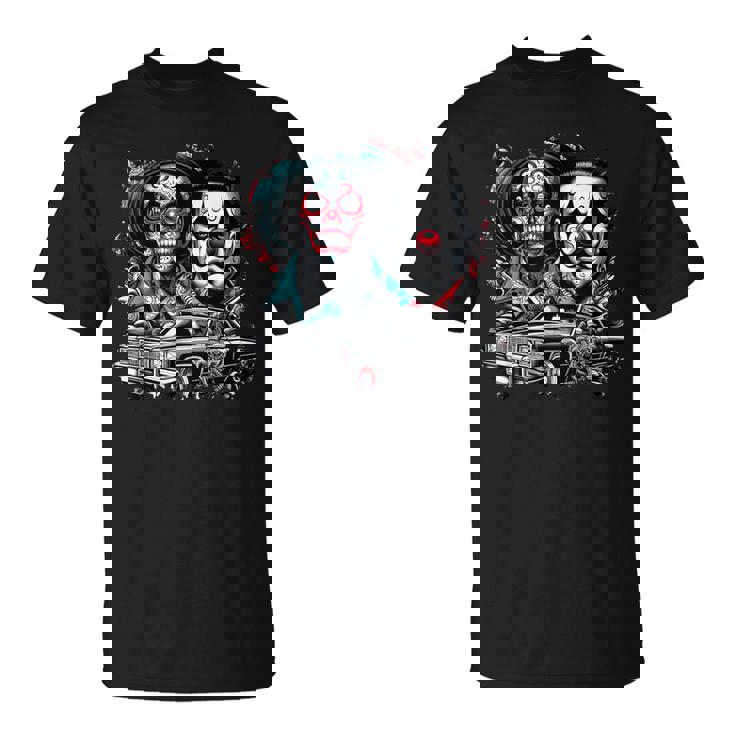 オールドスクールチョロチカーノギャングスターアート Tシャツ