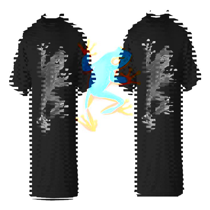 カエルの恋人-青いカエル Tシャツ