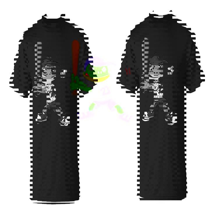 カエルの野球、カエルの野球、カエルの野球選手 Tシャツ