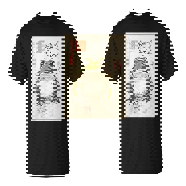 カエル浮世絵 アニメ 日本美術 Tシャツ
