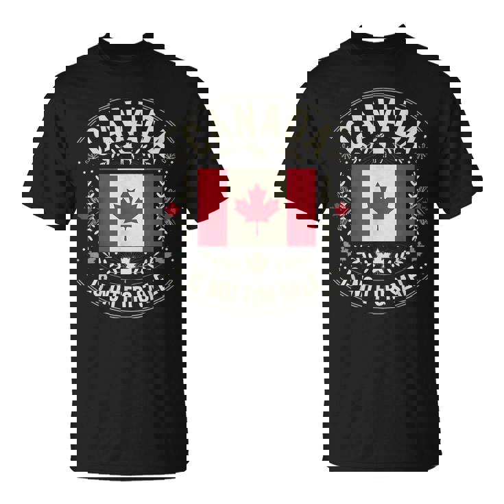 カナダは非売品です 愛国的なカナダ人 Tシャツ