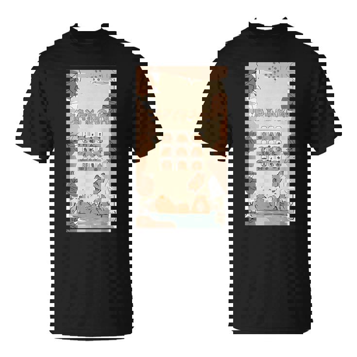 カピバラ カピバラ かわいい トロピカル 夏 Tシャツ