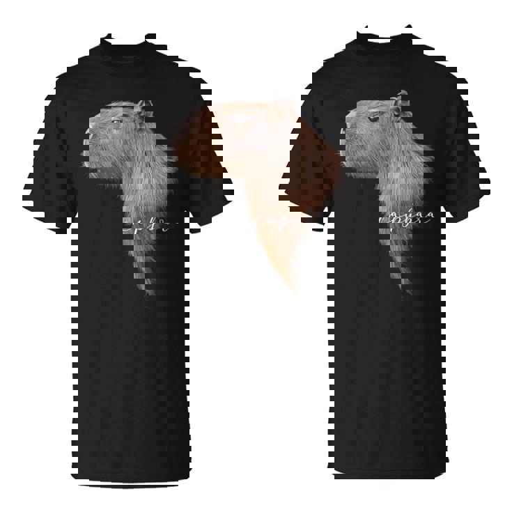 カピバラ グラフィック アート カピバラ Ro Ro Ro歯動物 アニマル ラバー Tシャツ