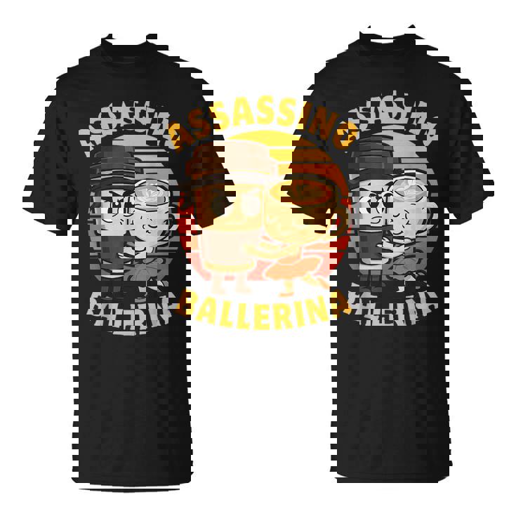 カプチーノ アサシーノ バレリーナ 面白い イタリアン ブレイン ミーム Tシャツ