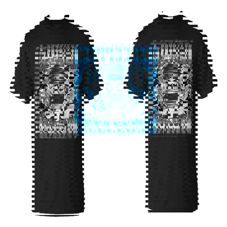 カプチーノ アサシーノ ファニー ミーム コーヒー イタリアン ブレイン Tシャツ