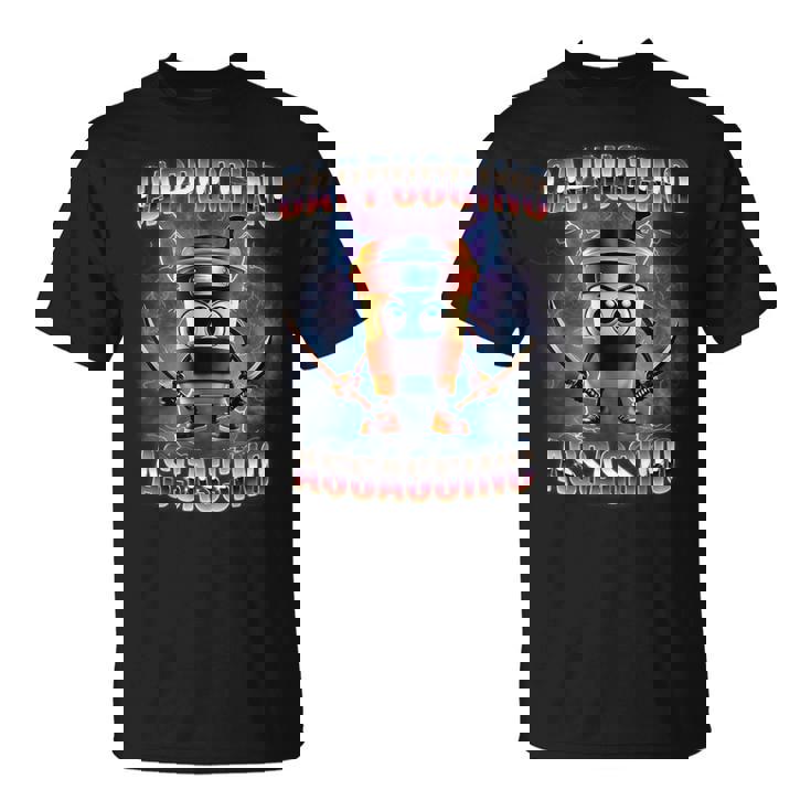 カプチーノ アサシーノ ブレイン ロート イタリアン ミーム Tシャツ