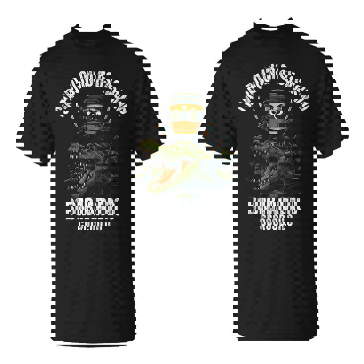 カプチーノ アサシーノ ボンバルディーロ クロコディロ イタリアン ブレイン Tシャツ