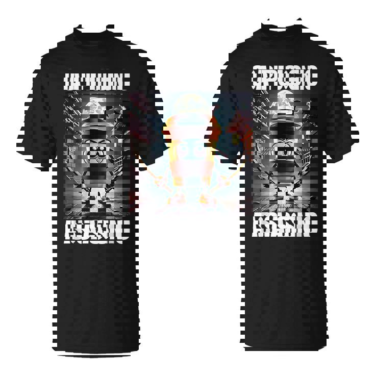 カプチーノ・アサシーノ イタリアンブレインロットミーム Tシャツ