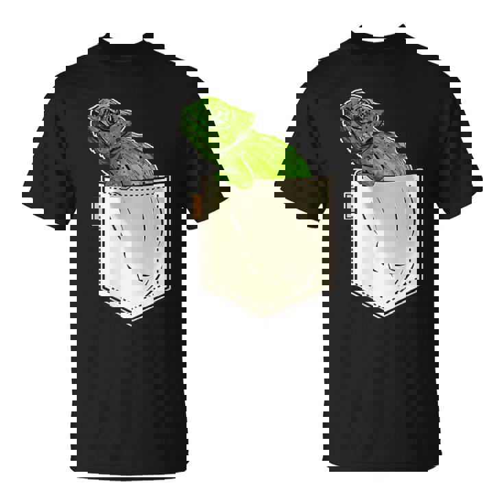 カメレオンポケットバッジ Tシャツ