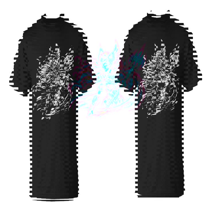 カラフル バイキング ブライトヴァルキリー 北欧神話 Tシャツ