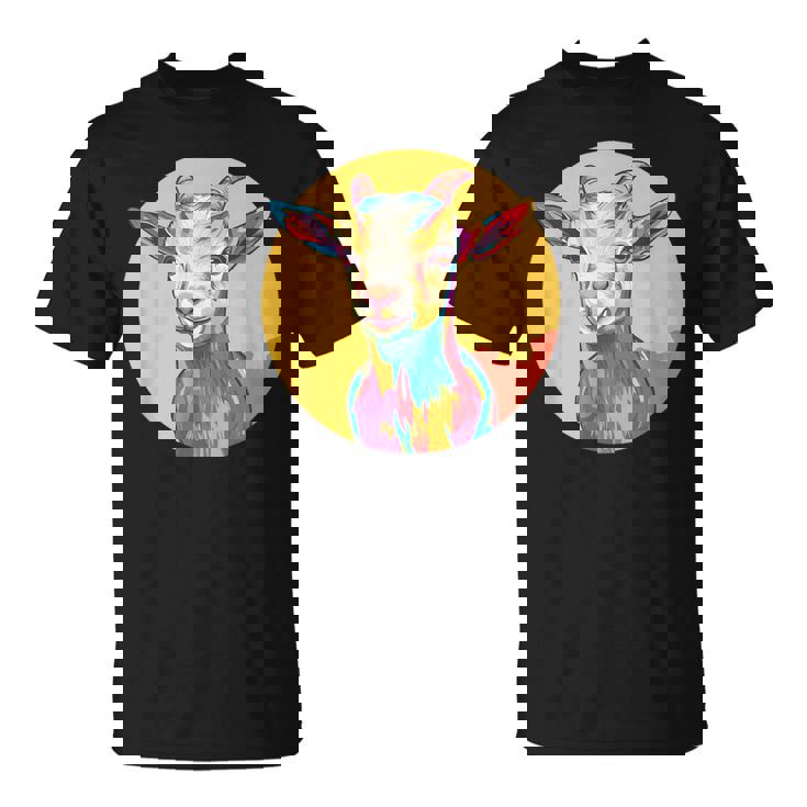 カラフルなヤギ Tシャツ