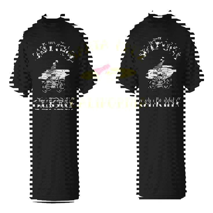 カリフォルニア州サンタクルーズトラベリングサーファー Tシャツ