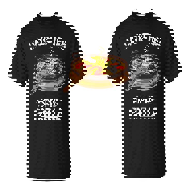 カワイイ キュート パエリア I'm Just Here For The Paella Tシャツ