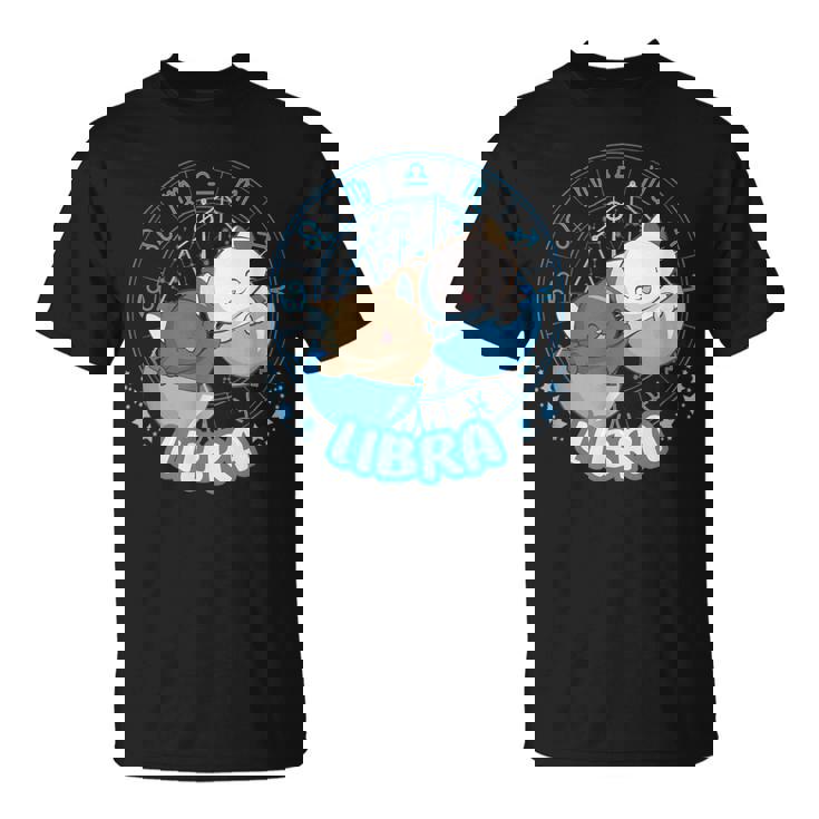 カワイイ猫占星術 星座天秤座 Tシャツ