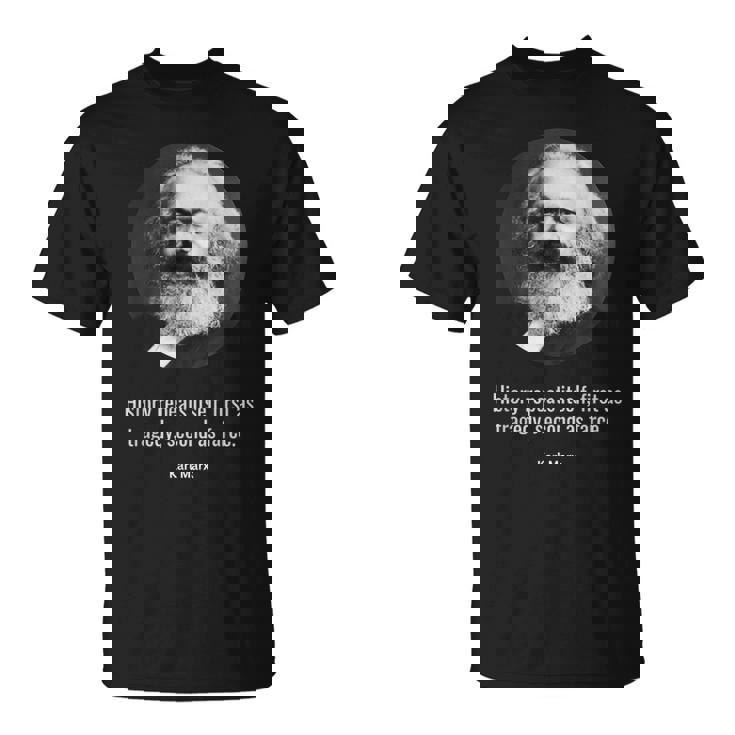 カール・マルクス 名言 哲学者の哲学 賢いマルクス主義ストイック Tシャツ