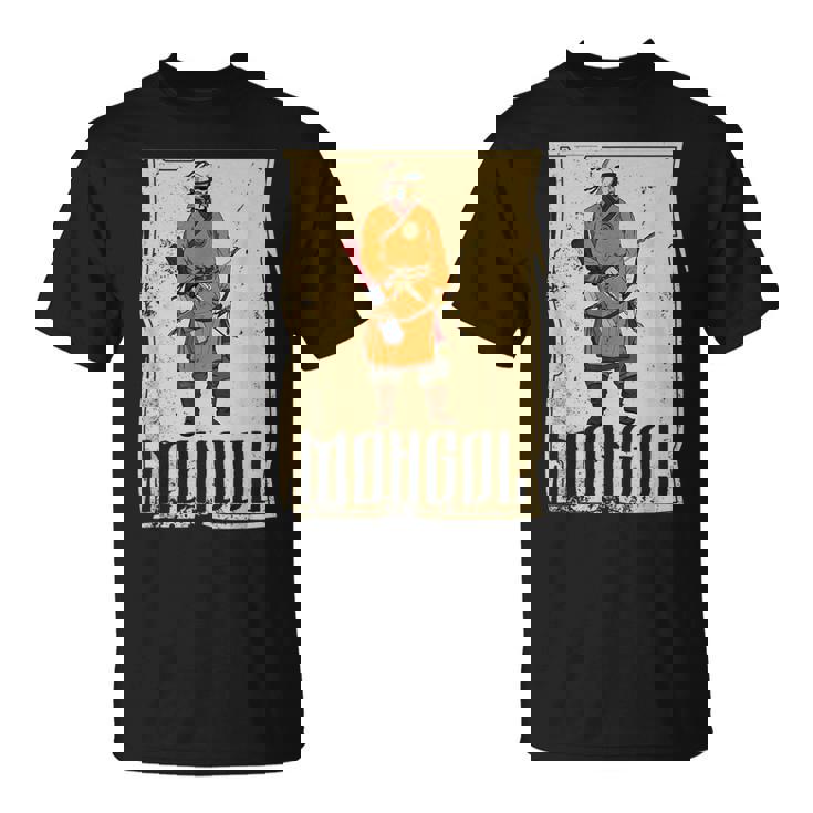 カーン・チンギス国家アジアモンゴル系征服戦士 Tシャツ